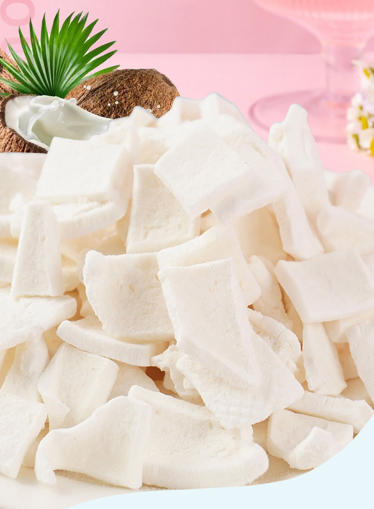 Coco liofilizado Freeze dried coconut