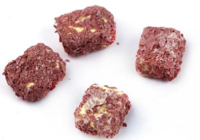 Patatas fritas de frutas liofilizadas