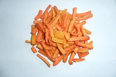 Palitos de zanahoria liofilizados