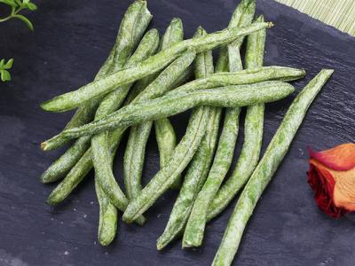 Getrocknete Bohnen – knuspriges Gemüse