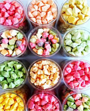 豆を溶かしたFDフルーツ