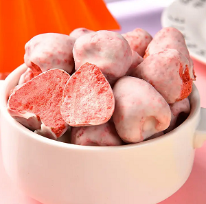 Fruta compuesta liofilizada