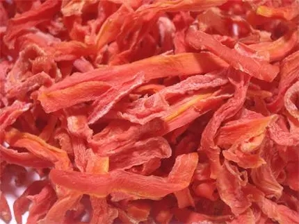フリーズドライ人参スティック Freeze Dried Carrot Sticks