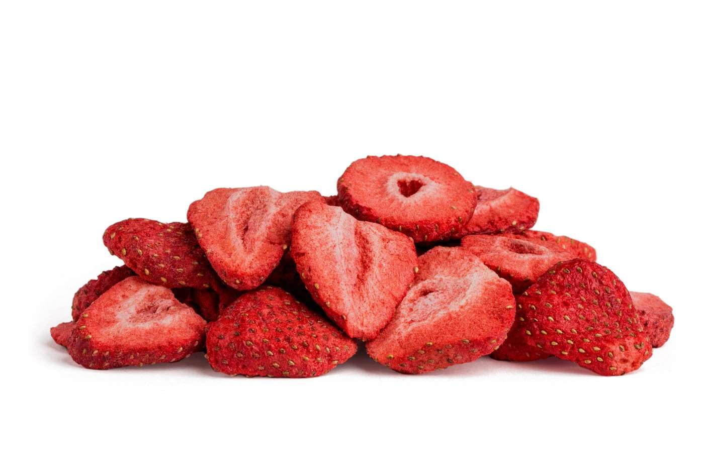 morangos secos Dried strawberries