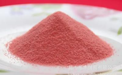 polvo de azúcar de fresa