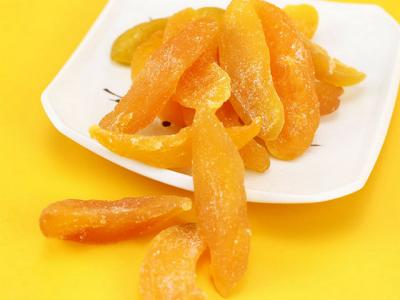 Getrocknete gelbe Pfirsichfrucht