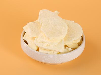 Gefriergetrocknete Apfelscheiben